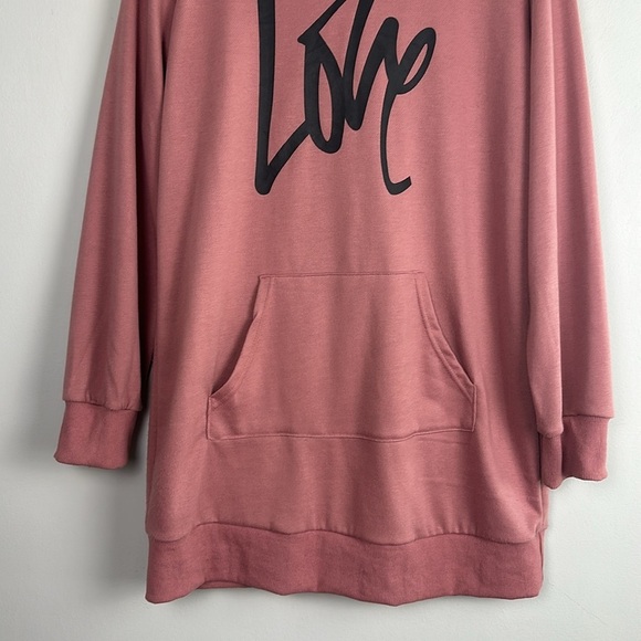 PRETTYGARDEN Womens Hooded Sweatshirt Dress Long Sleeve Pullover Hoodie Size XL - Picture 6 of 16